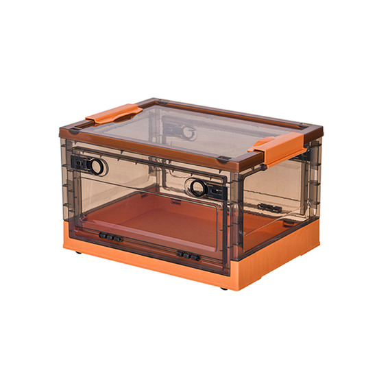Πτυσσόμενο κουτί αποθήκευσης  με πλαϊνά ανοίγματα Medium Orange 51*36*31cm - 6930219