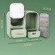 Makeup storage box με Led smart touch Καθρέφτη White - 6930257