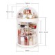 Makeup storage box 360° Rotating  Extra Large Clear-6930320