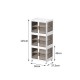 Professional Storage Station 3 Layers White  50*37.5*115cm - 6930393