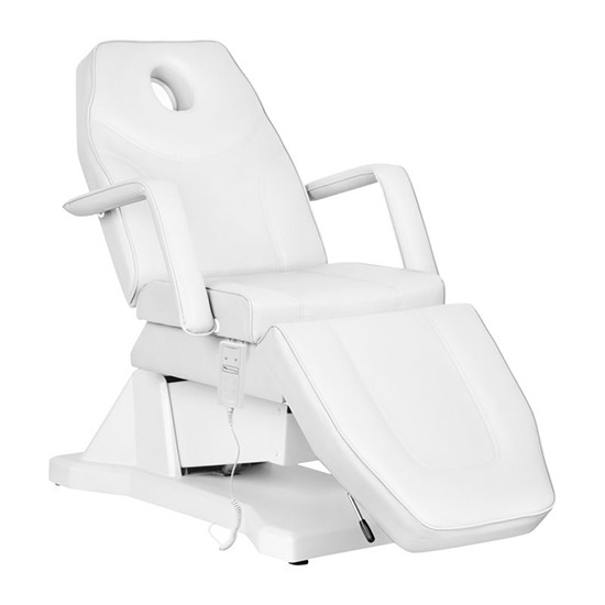 Επαγγελματική ηλεκτρική καρέκλα αισθητικής με 1 μοτέρ Λευκό - 0137567
