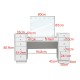 Vanity Table Glass Top & Ηollywood Full Mirror XL 165cm  -6961061