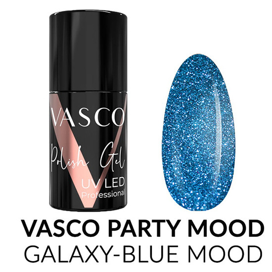 Vasco Party Mood ημιμόνιμο βερνίκι Galaxy-Blue 7ml - 8117236