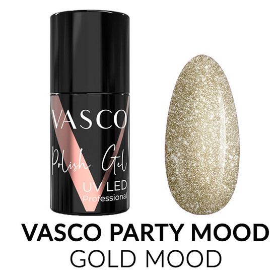 Vasco Party Mood ημιμόνιμο βερνίκι Gold 7ml - 8117243
