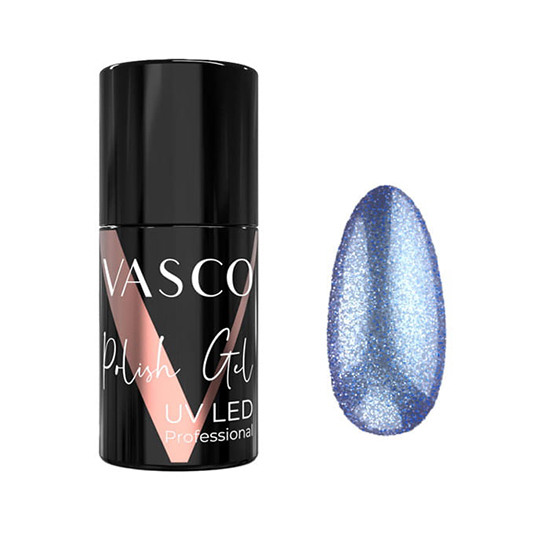 Vasco ημιμόνιμο βερνίκι UV LED Professional Night Glow 15 Silver-Blue 7ml - 8117364