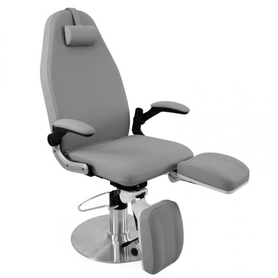 Επαγγελματική καρέκλα pedicure & αισθητικής γκρι - 0112604