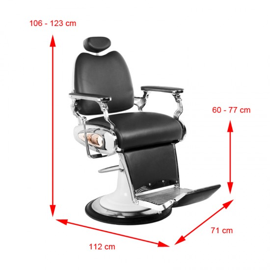 Πολυθρόνα barber Moto Style Armchair Black - 0114271