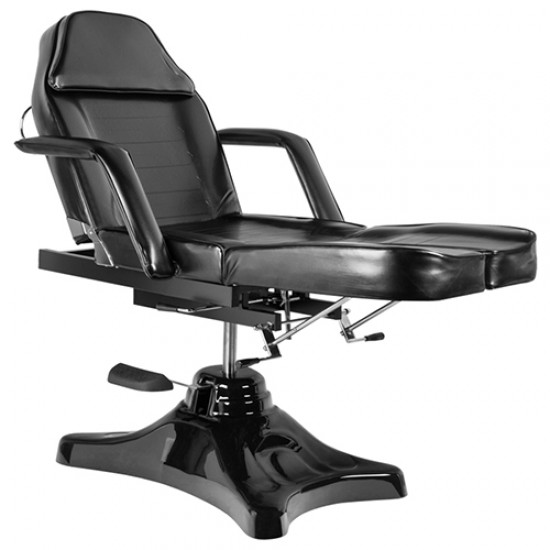 Καρέκλα tattoo & αισθητικής με υδραυλική ανύψωση και ανύψωση καθίσματος μαύρη - 0114948