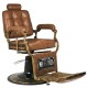 Πολυθρόνα barber Boss Old Leather Light Brown - 0126469