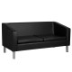 Επαγγελματικός καναπές αναμονής Gabbiano BM18003 Black - 0126716