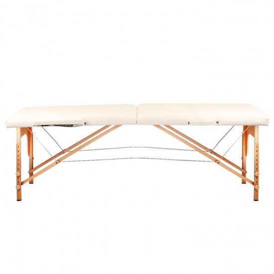 Κρεβάτι Μασάζ 2 Θέσεων ξύλινο Πτυσσόμενο Comfort Cream - 0126964