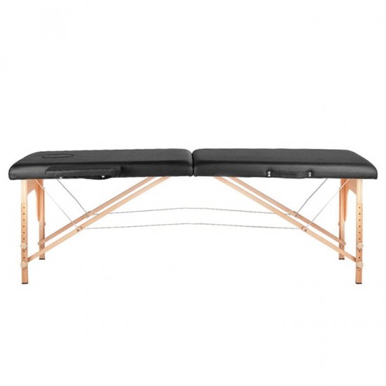 Κρεβάτι Μασάζ 2 Θέσεων ξύλινο Πτυσσόμενο Comfort Black - 0126967
