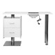 Τραπέζι Manicure Lux με απορροφητήρα λευκό - 0128014