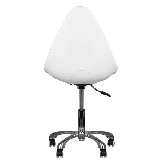 Επαγγελματική καρέκλα αισθητικής λευκή - 0128515