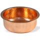  Hammered Handmade Copper Pedicure Bowl and foot rest - 6410001