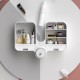 Wall-mounted bathroom cosmetic organizer peach - 6930110