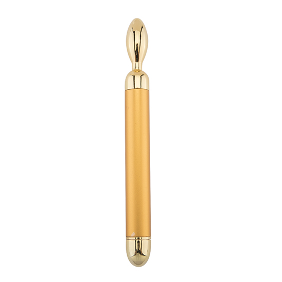 Vibrating Round head gold eye massage stick 16cm - 6970125