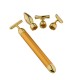 Vibrating 4 in 1 face massage gold stick 14,5cm - 6970128