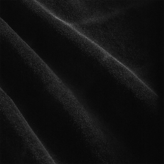 Βελούδινη κουβέρτα κάλυμμα αισθητικής 70x190cm Black - 0140915