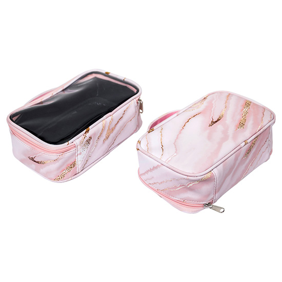 Beauty case Premium με έξτρα αποθηκευτικούς χώρους Flexible Shape Marble  - 5866130
