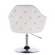 Vanity Chair Celebrity  Crystal White Color - 5400167