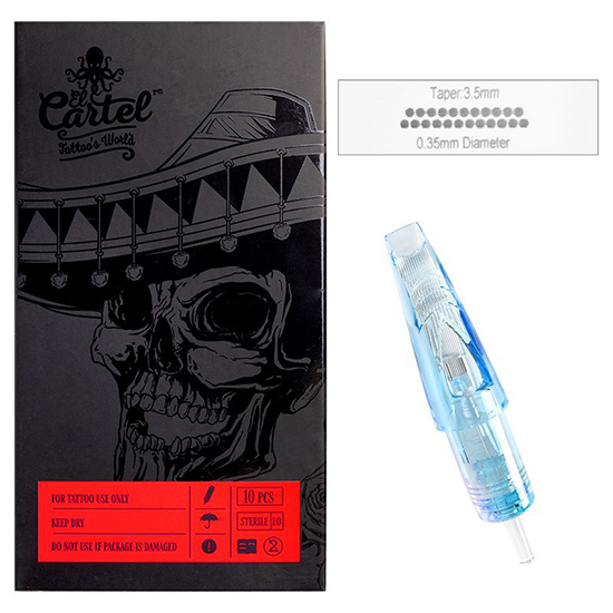 El Cartel βελόνες tattoo 0.35mm 23 Soft Edge Magnum 10 τεμάχια - 0134229