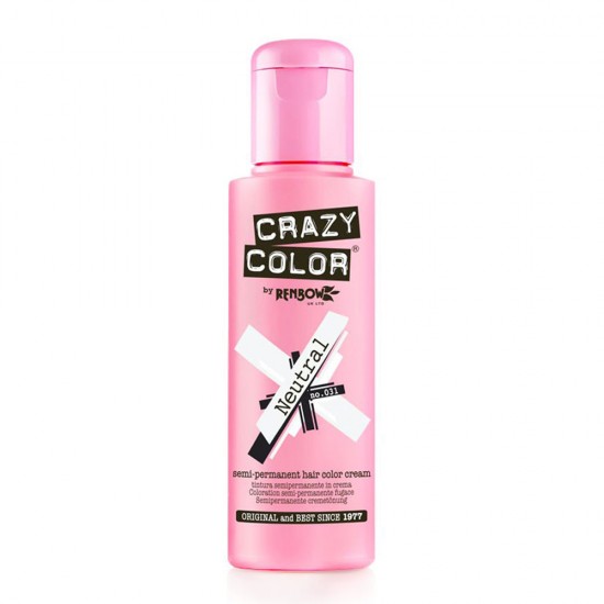 Crazy color ημιμόνιμη κρέμα-βαφή μαλλιών neutral no031 100ml - 9002274