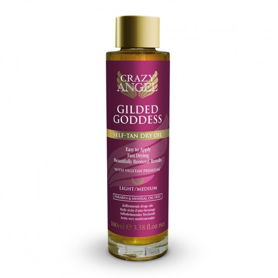 Crazy Angel - Gilded Goddess Self-Tan Dry Oil 100ml – 9555092