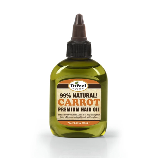 Difeel Premium hair oil Carrot 75ml για εύθραυστα και ταλαιπωρημένα μαλλιά - 1240408