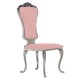 Queen Luxury chair Mirror Stainless Steel Lady Pink - 6920005