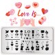Image plate Love is... 12 - 113-LOVEIS12
