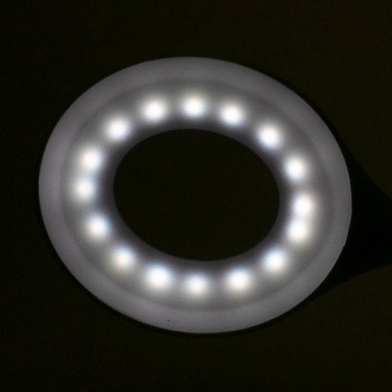 Ring LED φωτιστικό γραφείου με βάση Snake Με Θύρα USB White - 0127631