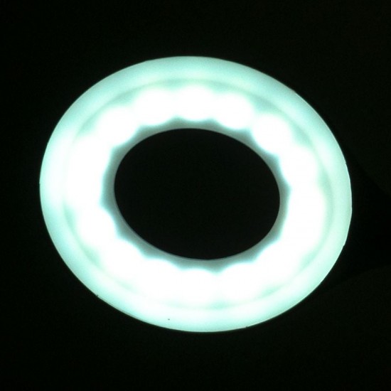 Ring LED φωτιστικό γραφείου με βάση Snake Με Θύρα USB White - 0127631
