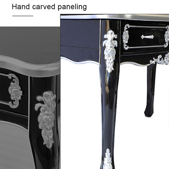 Tραπέζι Manicure Premium Collection Black & Silver - 6950112