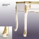 Tραπέζι Manicure Premium Collection White & Gold - 6950113