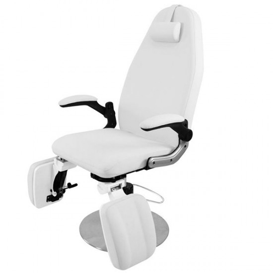 Επαγγελματική καρέκλα pedicure & αισθητικής λευκή - 0112603