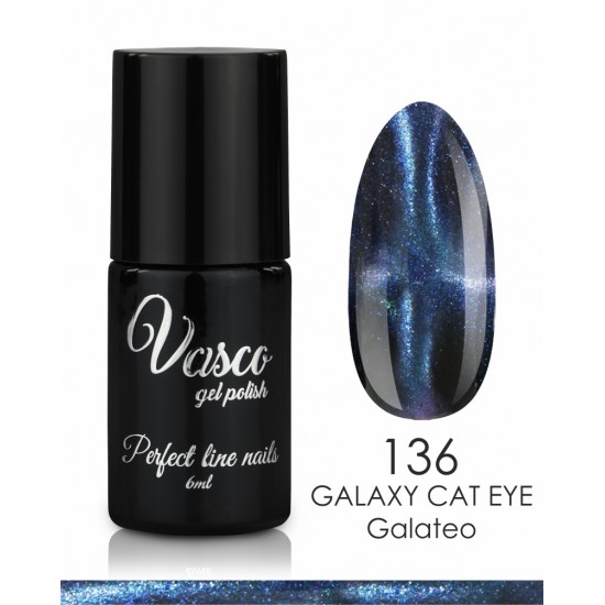 Vasco galaxy cat eye 3d 136 ημιμόνιμο βερνίκι galateo 6ml - 8110136