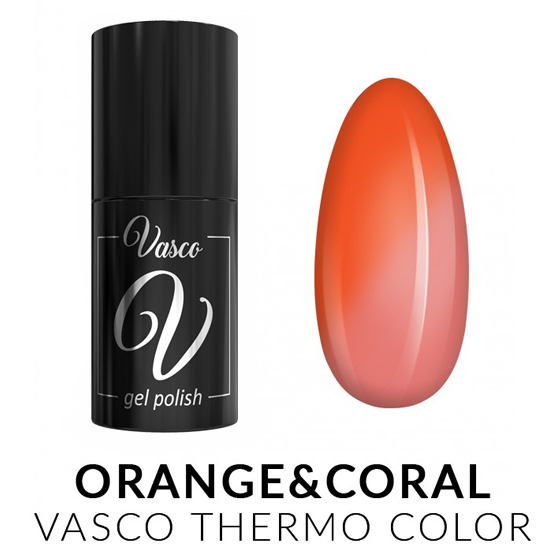 Vasco thermo color ημιμόνιμο βερνίκι orange & coral 6ml - 8110216