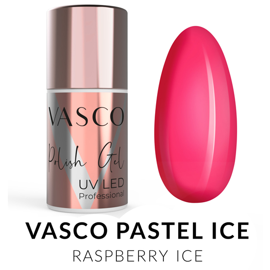Vasco ημιμόνιμο βερνίκι UV LED Professional rasberry ice 6ml - 8117105