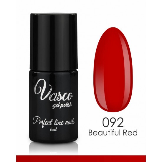 Vasco ημιμόνιμο βερνίκι 092 beautiful red 6ml - 8110092