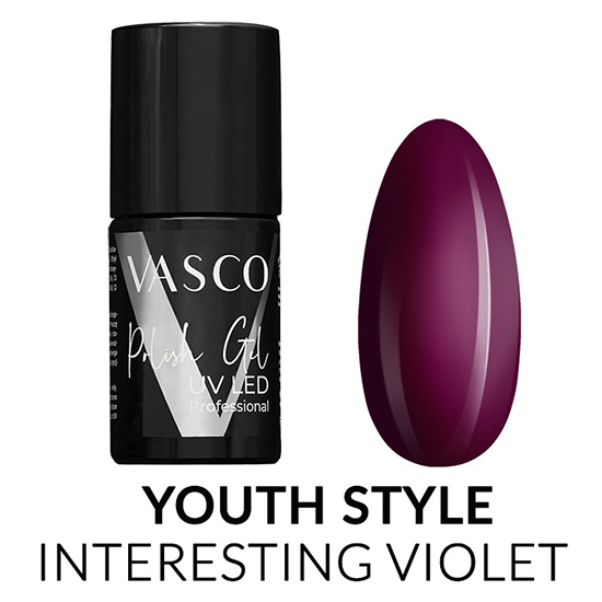 Vasco youth style ημιμόνιμο βερνίκι interesting violet 7ml - 8117205
